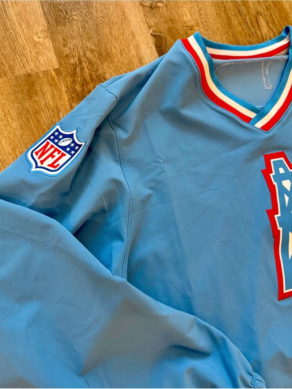 VTG 90s Men’s XL NFL Nike Houston Oilers Throwback Pullover Windbreaker Jacket